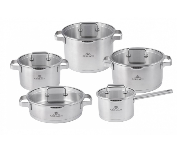 GERLACH Zestaw garnków 10 elementów PRESTIGE PLUS - 1457198 - zdjęcie